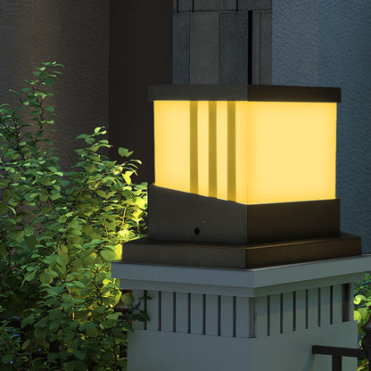 Solar Square Post Cap Light LED Outdoor Waterproof Post Light