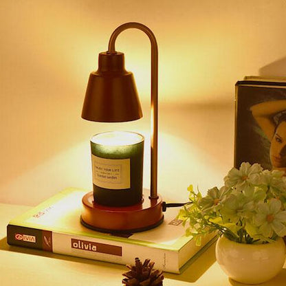 Creative Aroma Candle 1-Light  Metal Dome Decoration Table Lamp