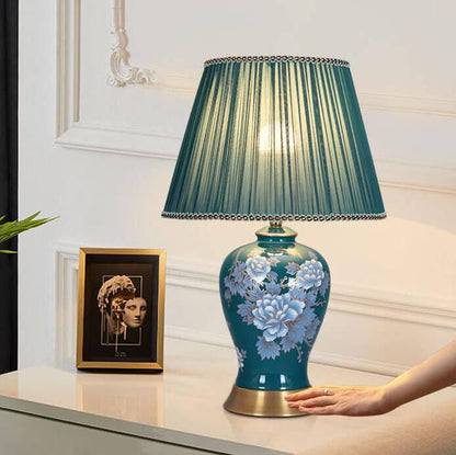 Modern Chinese Ceramic 1-Light Table Lamp