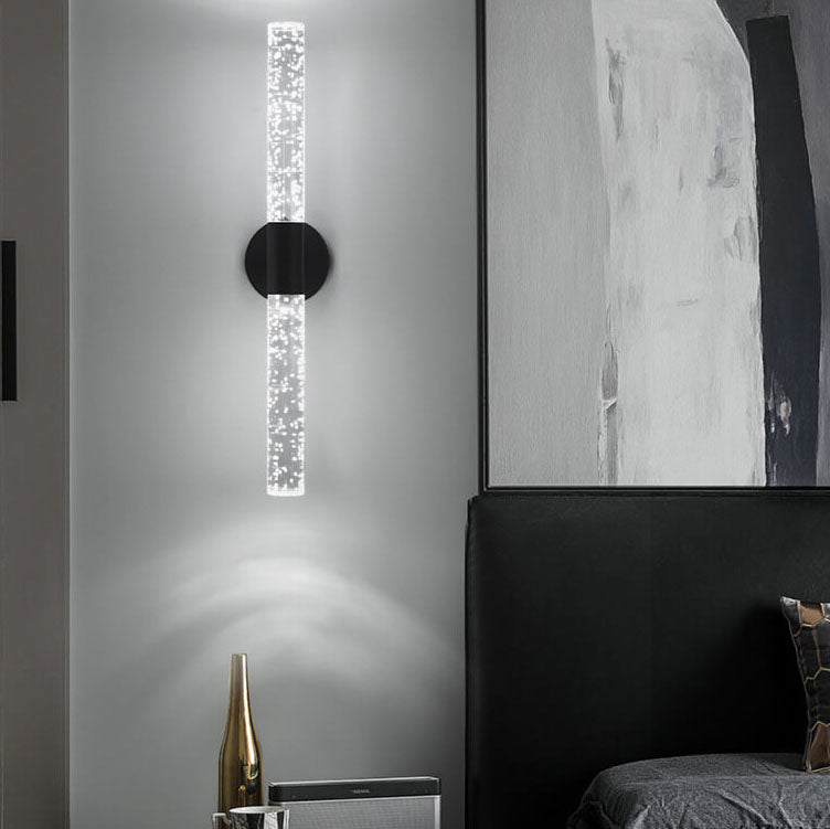 مصباح حائط LED طويل من الأكريليك بتصميم فقاعات إبداعي من نورديك 