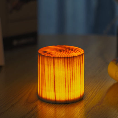 Creative Wood LED Touch Night Light Table Lamp