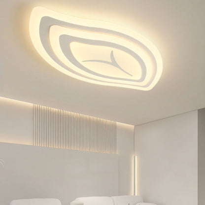 Creative Leaf Acrylic LED Flush Mount Ceiling Light