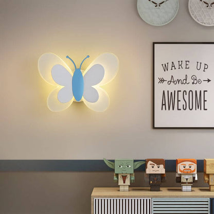 Creative Butterfly Acrylic 1-Light LED Wall Sconce Lamp