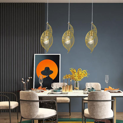 Nordic Creative Iron Sea Snail Shape  1-Light Pendant Light