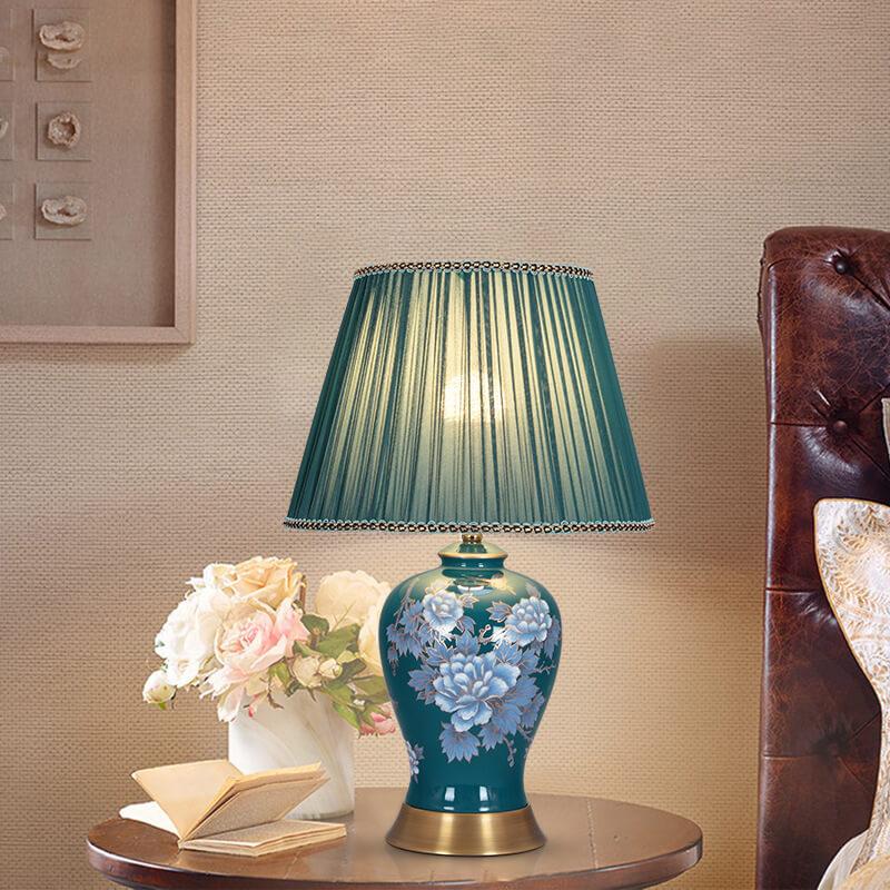 Modern Chinese Ceramic 1-Light Table Lamp