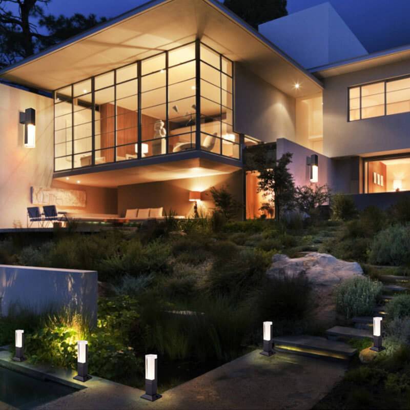 Lawn Light Column Acrylic LED Outdoor Waterproof Garden Light
