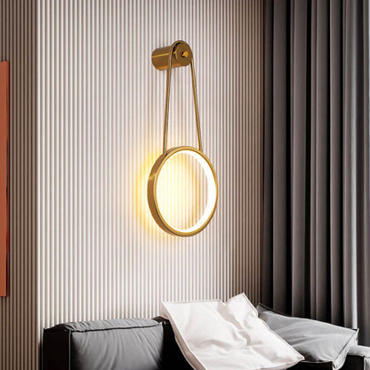 مصباح حائط LED دائري معلق بتصميم عصري بسيط 