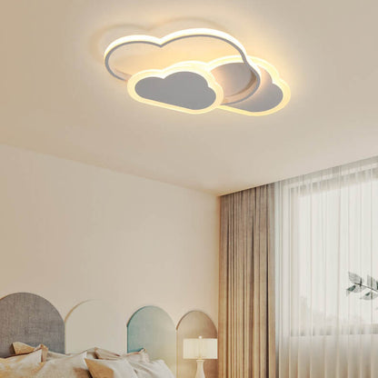 Creative Color Cloud Aluminum LED Flush Mount Ceiling Light