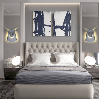 Nordic Creative Cow Shaped 1-Light LED Wall Sconce Lamp