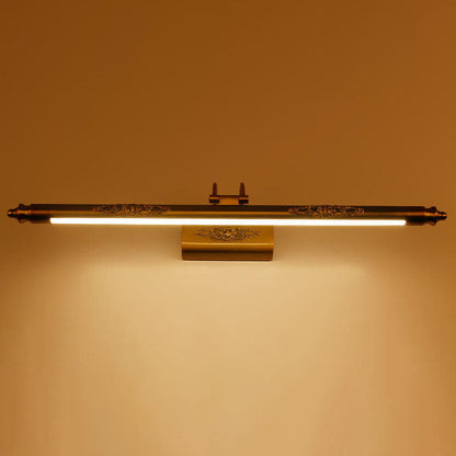 Retro European Carved 1-Light LED Mirror Front Light