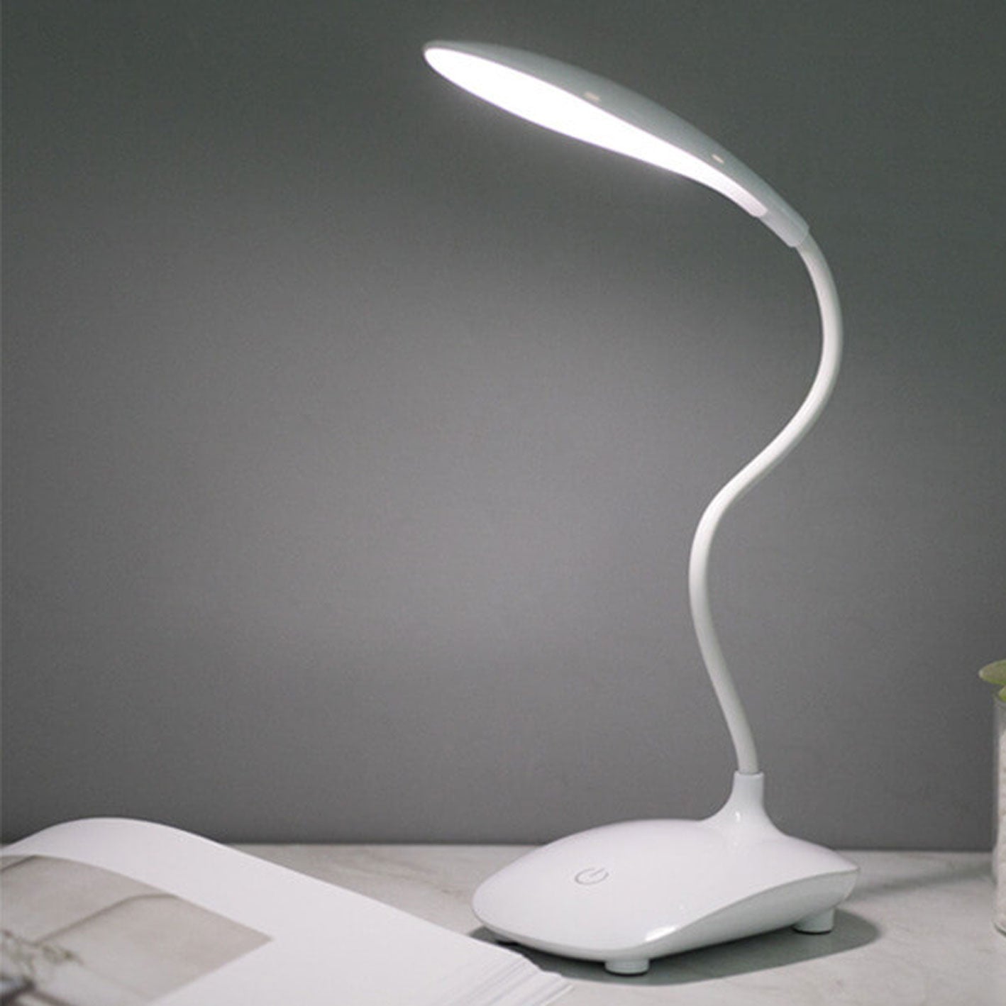 Simple Creative Twistable Touch Folding Eye Protection LED Desk Lamp
