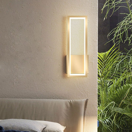 مصباح حائط LED بتصميم حلقي مجوف مستطيل فاخر من Creative Light 