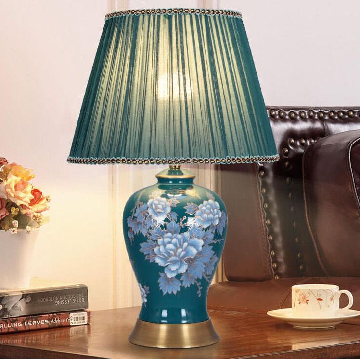 Modern Chinese Ceramic 1-Light Table Lamp