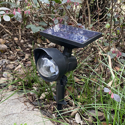 Solar Rotating Color Projection LED Outdoor Garden Lawn Light
