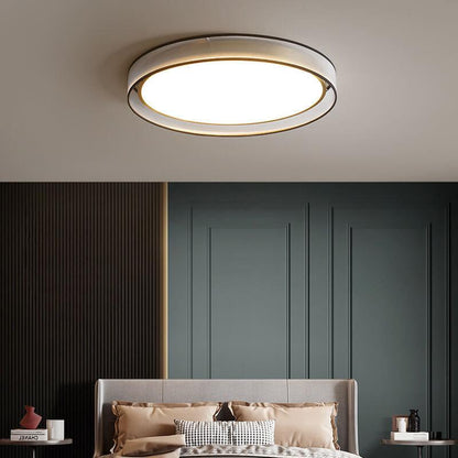 Modern Simplicity Round Thin 1-Light LED Flush Mount Ceiling Light