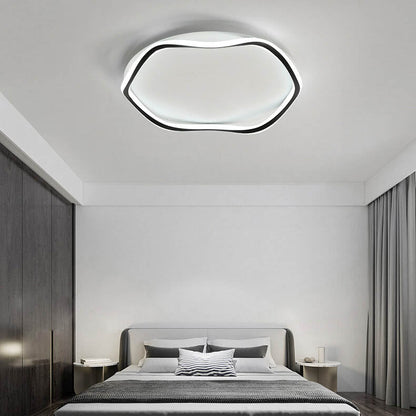 Modern Round Floral Lace LED Flush Mount Ceiling Light
