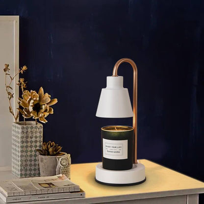 Creative Aroma Candle 1-Light  Metal Dome Decoration Table Lamp