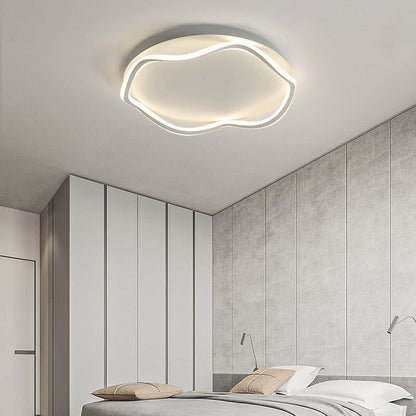 Modern Round Floral Lace LED Flush Mount Ceiling Light