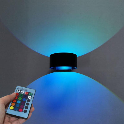 Modern Circle 1-Light LED Mini Wall Sconce Lamp