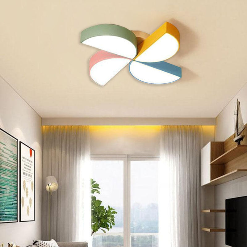 Creative Acrylic Pinwheel LED Flush Mount Ceiling Light – Bulbboss