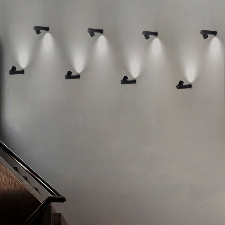 Creative Wrought Iron Mini Strip 1-Light LED Wall Sconce Lamp