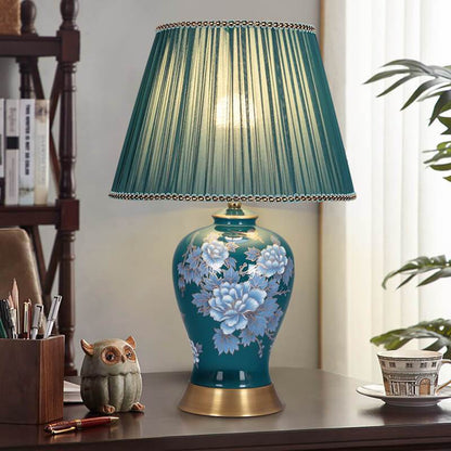 Modern Chinese Ceramic 1-Light Table Lamp