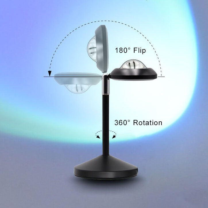 Sunset Lamp APP Control Sunset Projection Lamp 16 RGB 180 Degree Rotation Floor Lamps