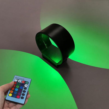 Modern Circle 1-Light LED Mini Wall Sconce Lamp