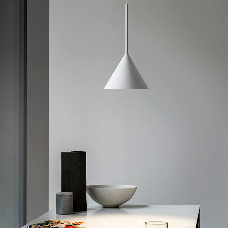 Modern Minimalist Macaron Geometric Metal 1-Light Pendant Light