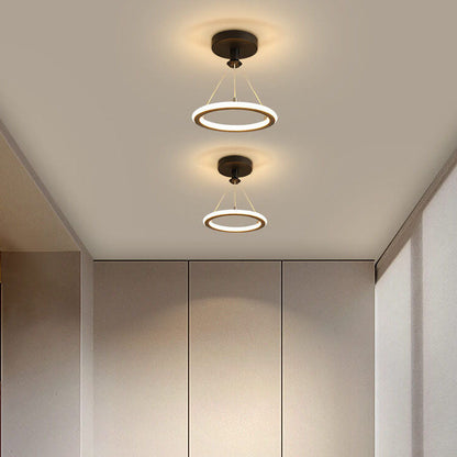 مصباح LED دائري حديث وبسيط مزود بمصباح واحد 
