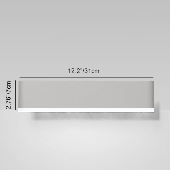 مصباح حائط LED من الحديد المكعب الأكريليكي بتصميم عصري بسيط لغرفة النوم 