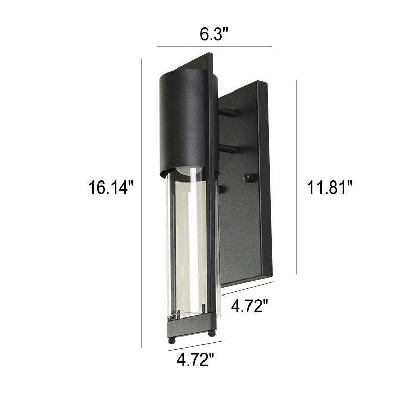 Industrial Simple Antique Design 1-Light Outdoor Wall Sconce Lamp