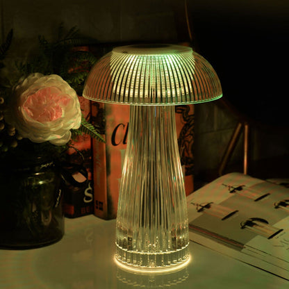 Creative Mushroom PMMA Dazzling Touch Charge LED Decorative Table Lamp