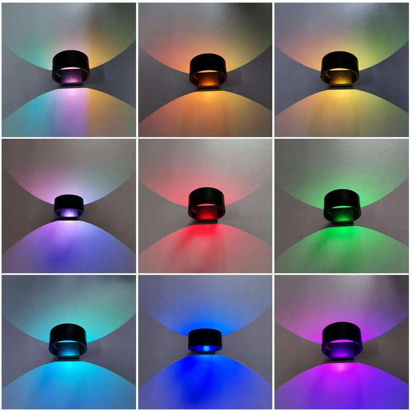 Modern Circle 1-Light LED Mini Wall Sconce Lamp