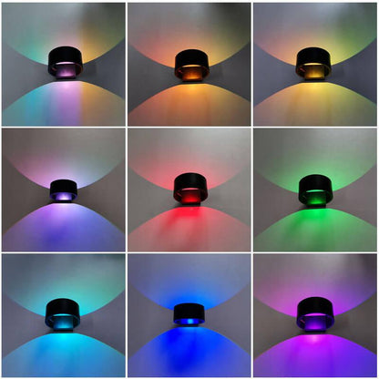 Modern Circle 1-Light LED Mini Wall Sconce Lamp