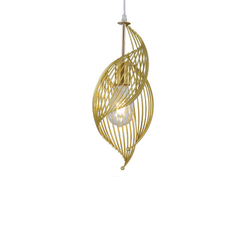 Nordic Creative Iron Sea Snail Shape  1-Light Pendant Light