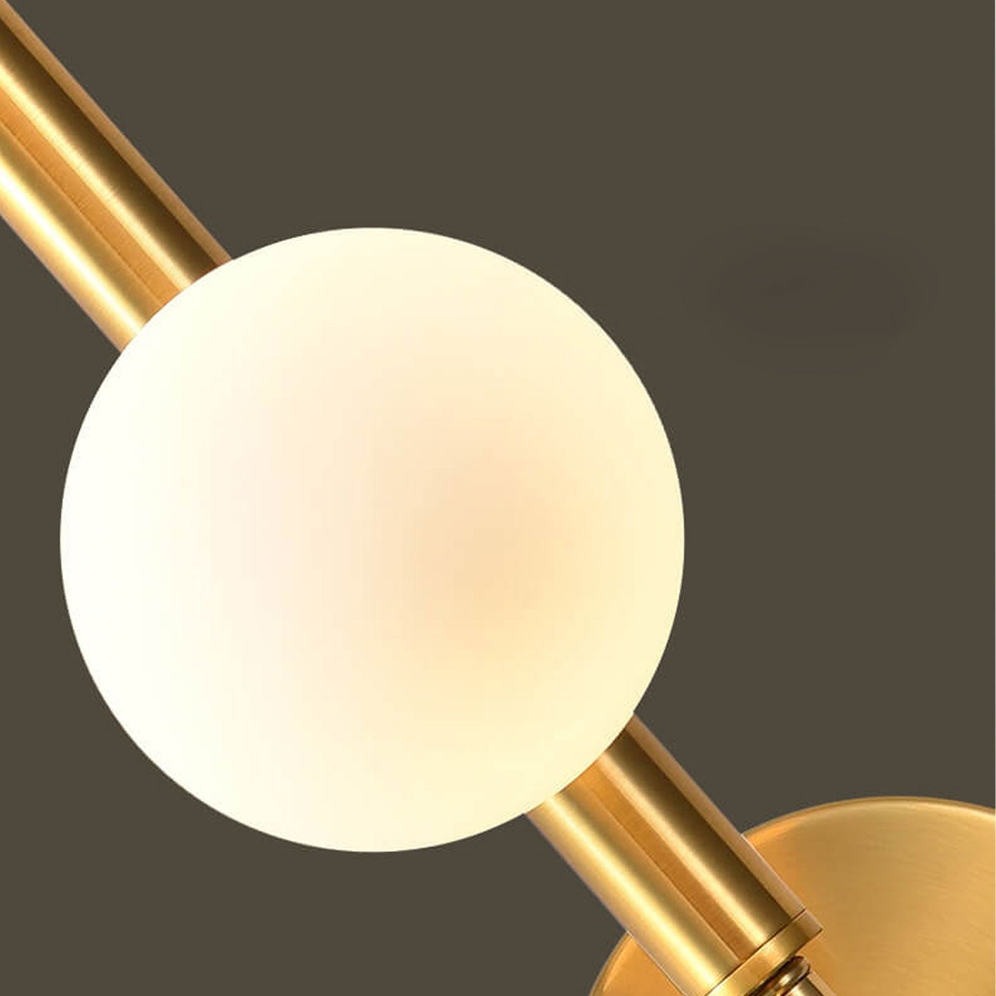 Light Luxury Creative Bead String Design 3-Light Wall Sconce Lamp