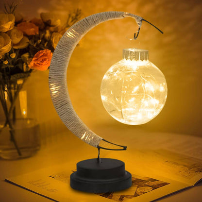 Wishing Ball Moon LED Night Light Decoration Table Lamp