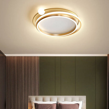 Modern Creative Circle Ring LED Flush Mount Ceiling Light