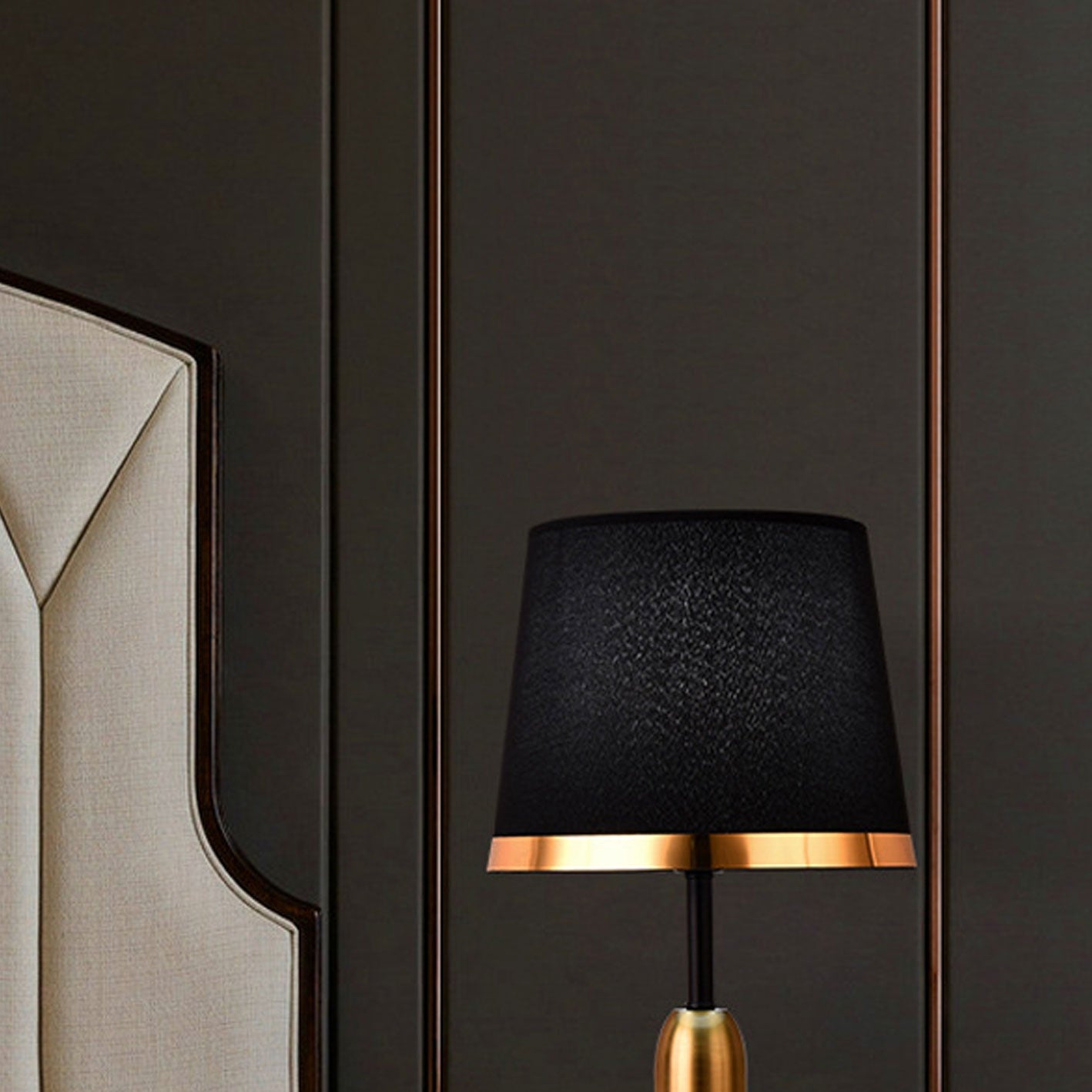 European Retro Fabric 1-Light Table Lamp