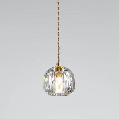 Modern Crystal 1-Light Pendant Light