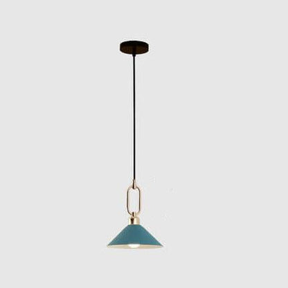 Modern Macarons Umbrella Shade 1/3-Light Metal Ring Pendant Light