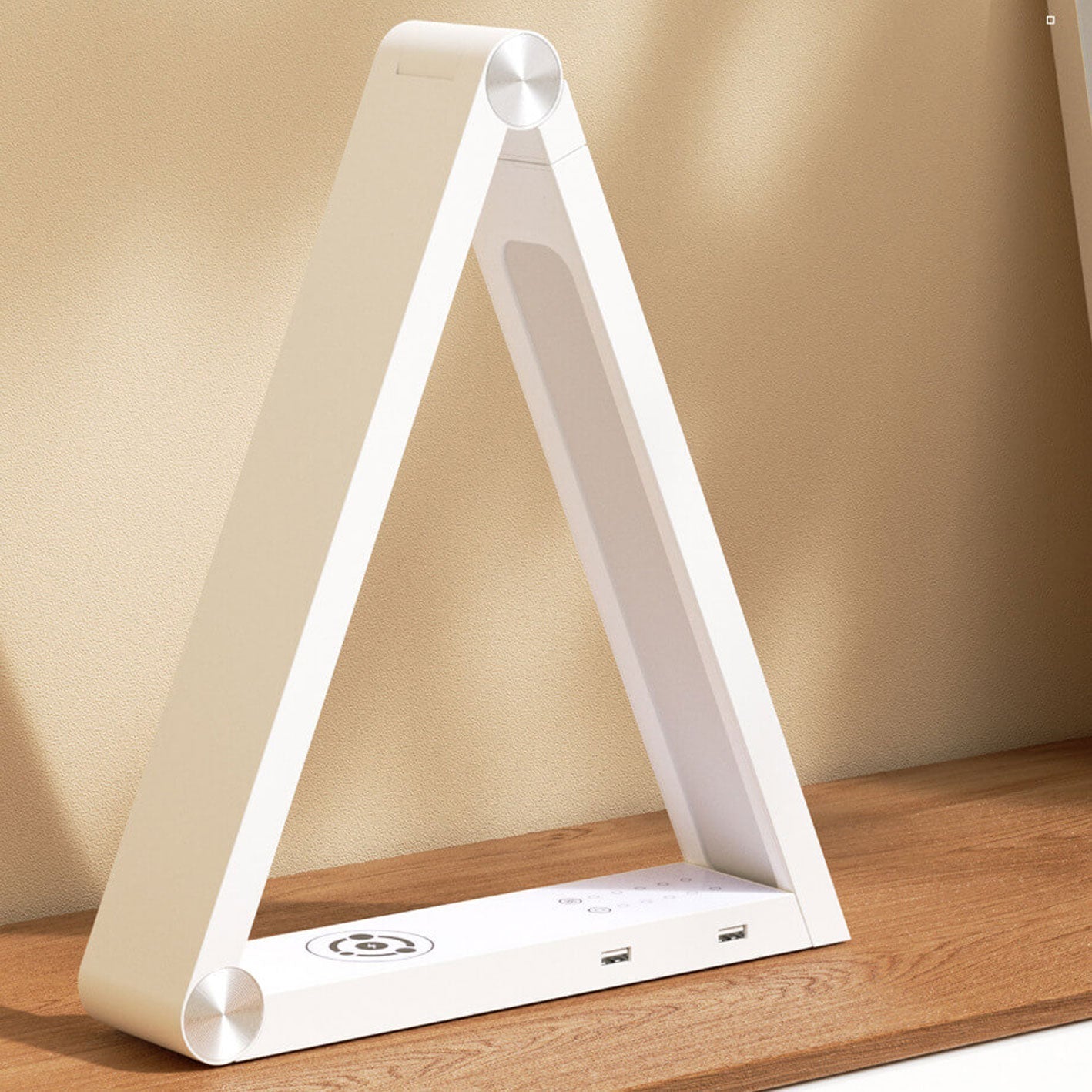 Creative Triangle Eye Protection USB Rechargeable LED Table Lamp
