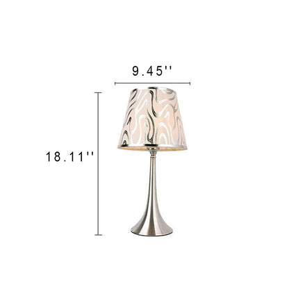 Traditional Farmhouse Iron Fabric Multi-Style 1-Light Table Lamp
