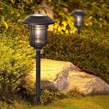 Modern Mid-century Solar Outdoor Waterproof Stainless Steel LED Outdoor Lawn Decorative Ground Plug Light