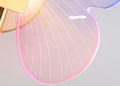Nordic Colored Butterfly Acrylic LED Pendant Light