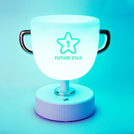 Creative Trophy Cup LED Night Light USB Table Lamp