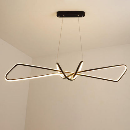 Creative Light Luxury Bow Design LED Chandelier