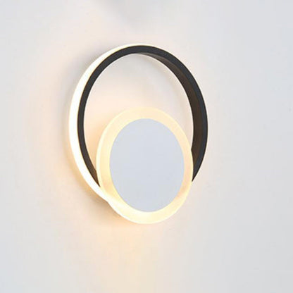 Nordic Simple Ring Combination Design LED Wall Sconce Lamp