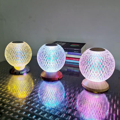 Creative Acrylic Moon Design LED Night Light Table Lamp